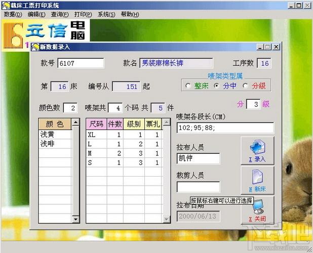 立信裁床工票打印系统,立信裁床工票打印系统下载,立信裁床工票打印系统官方下载