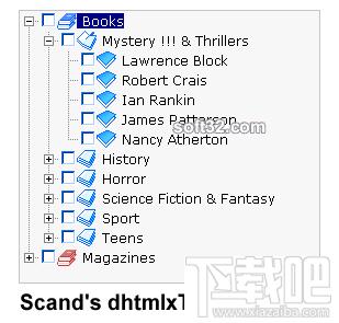 dhtmlxTree,JavaScript Tree Menu,延展的树状结构